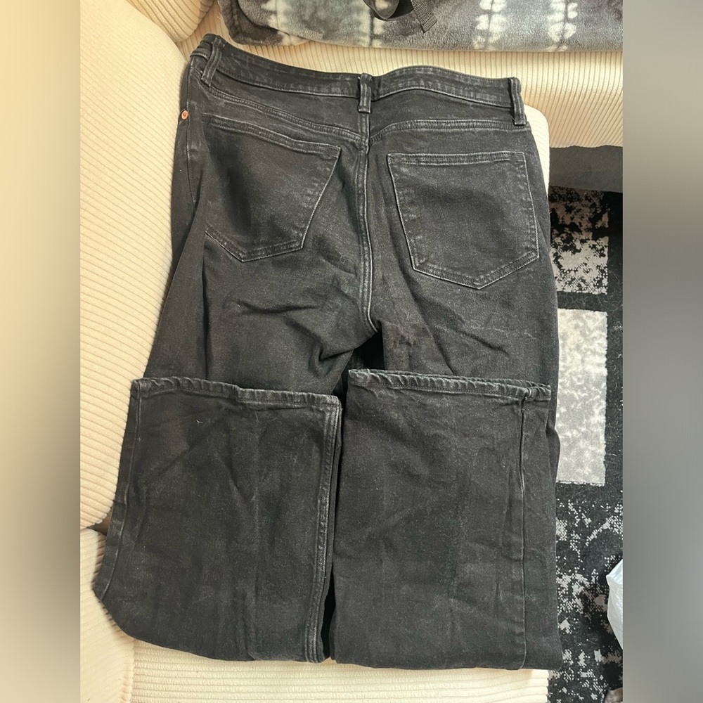 Abercrombie & Fitch Women’s Straight Leg Jeans — Black - Picture 2 of 3